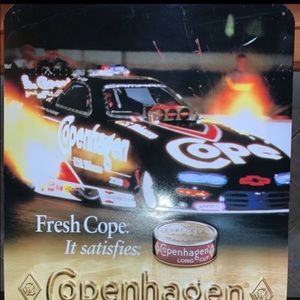 Copenhagen Racecar Metal Display Sign